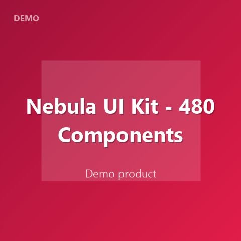 Nebula UI Kit - 480 Components